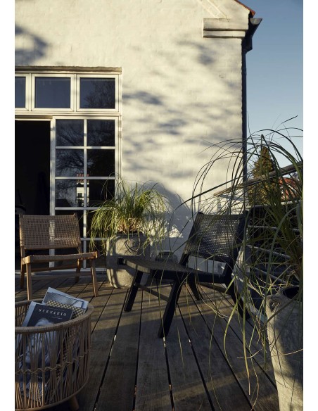 Sillón VASAI, Ratán / Aluminio Natural - Nordal. Vackart