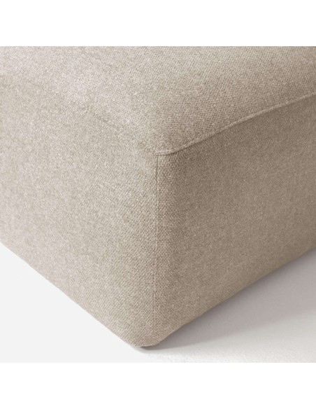 Sofá Blok 2 plazas chaise longue derecho beige 240 cm - Kave Home