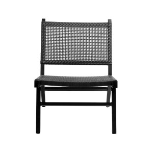 Sillón VASAI, Ratán / Aluminio Negro - Nordal. Los modernos y exclusivos sillones de diseño de Nordal en Vackart, tu tienda de diseño online.