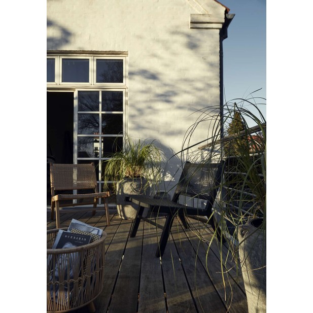 Sillón VASAI, Ratán / Aluminio Negro - Nordal. Vackart Sillón VASAI, Ratán / Aluminio Negro - Nordal. Vackart