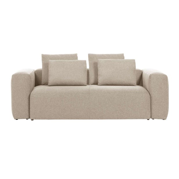 Sofá Blok 2 plazas beige 210 cm - Kave Home