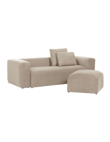Sofá Blok 2 plazas beige 210 cm - Kave Home