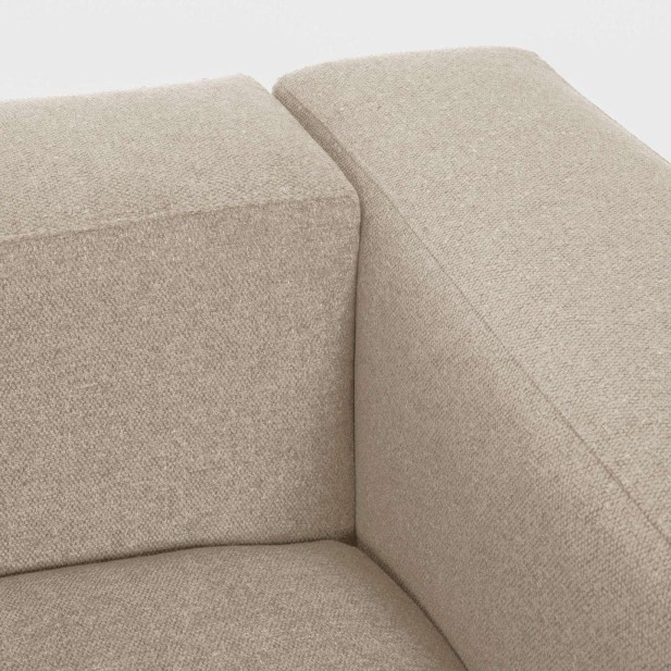 Sofá Blok 2 plazas beige 210 cm - Kave Home