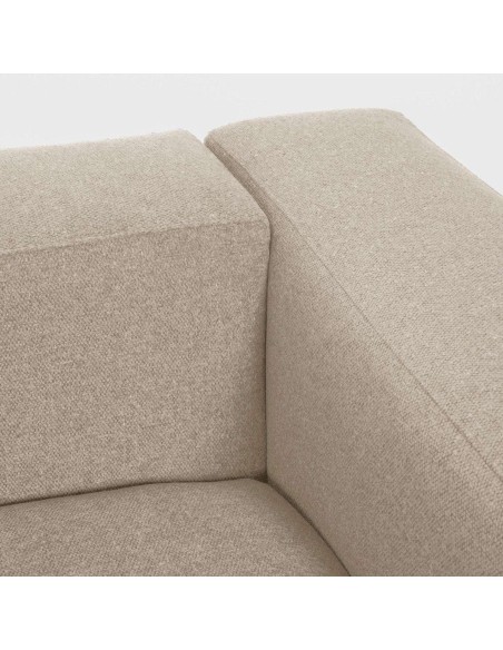 Sofá Blok 2 plazas beige 210 cm - Kave Home