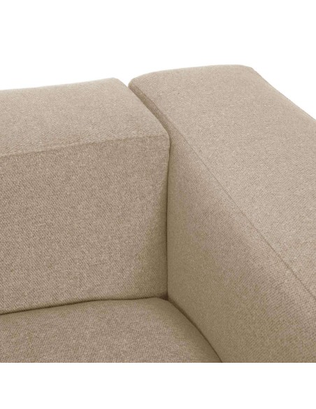 Sofá Blok 2 plazas beige 210 cm - Kave Home