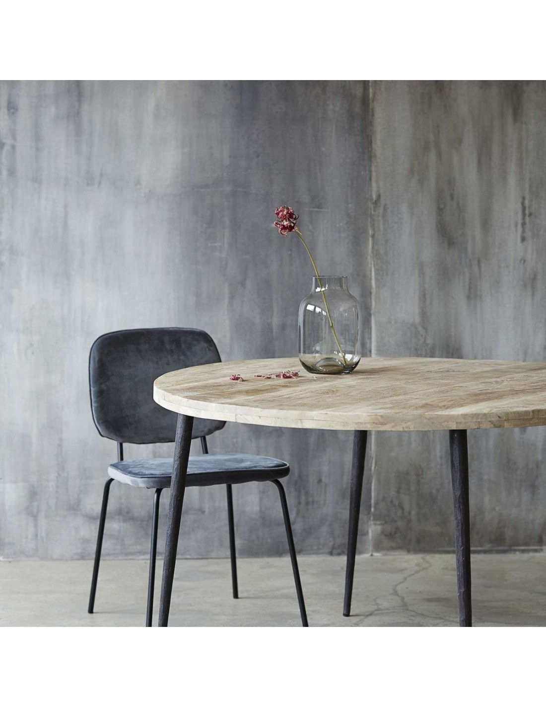 Mesa CLUB madera 130 cm, de comedor - House Doctor. Vackart