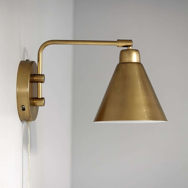 Aplique Game Wall Lamp 20cm, Latón - House Doctor Aplique Game Wall Lamp 20cm, Latón - House Doctor