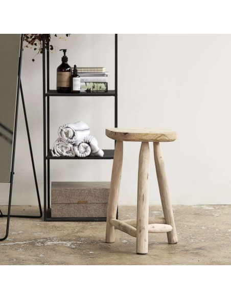 Taburete PURE NATURE 48 cm - House Doctor. Vackart