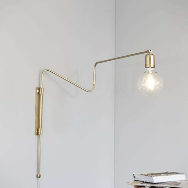 Aplique SWING dorado 70 cm - House...