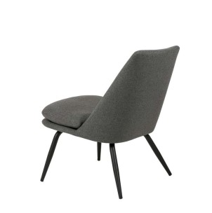 Butaca STILLE, Textil Gris Oscuro / Metal Negro. Vackart 2