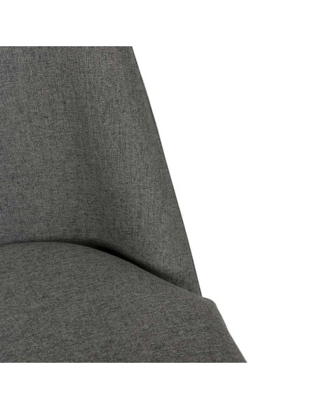 Butaca STILLE, Textil Gris Oscuro / Metal Negro. Vackart
