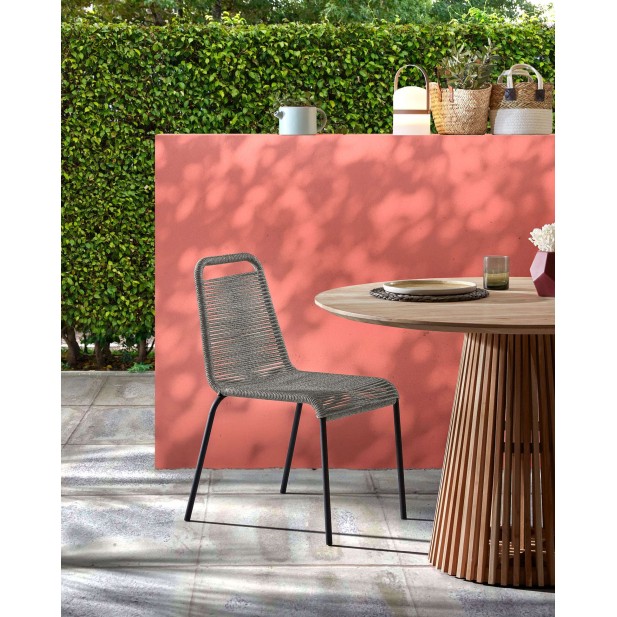 Mesa JEANETTE Ø120 cm, de comedor, madera natural - Kave Home. Vackart Mesa JEANETTE Ø120 cm, de comedor, madera natural - Kave Home. Vackart