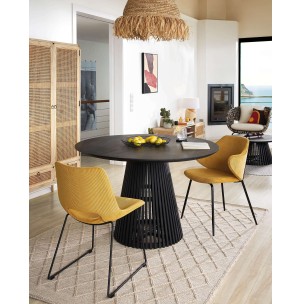 Mesa Jeanette Ø 120 cm negro - Kave Home, Vackart 2