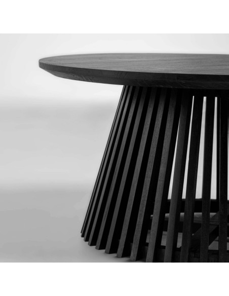 Mesa de centro Jeanette Ø 80 cm negro - Kave Home, Vackart