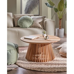 Mesa de centro Jeanette Ø 80 cm natural - Kave Home, Vackart 2