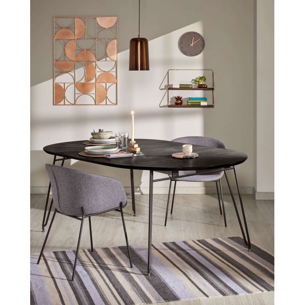 Mesa Extensible MILIAN Ø20 (200) cm - Kave Home. Vackart Mesa Extensible MILIAN Ø20 (200) cm - Kave Home. Vackart