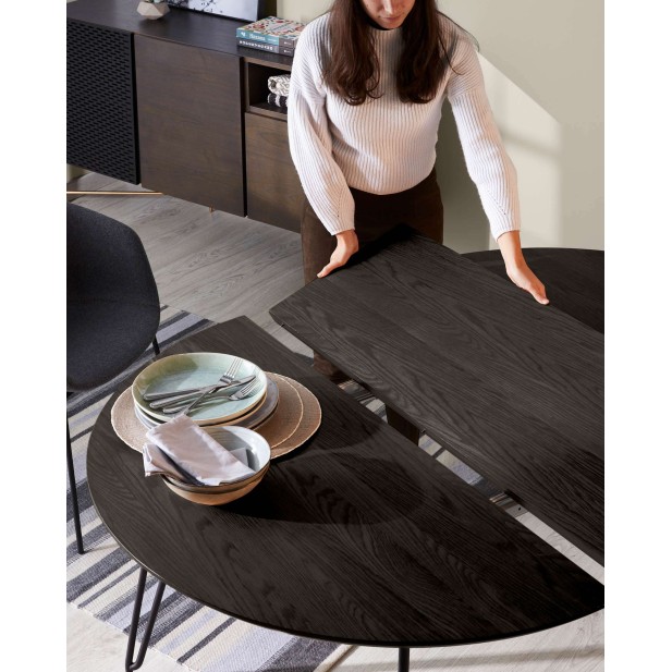 Mesa Extensible MILIAN Ø20 (200) cm - Kave Home. Vackart Mesa Extensible MILIAN Ø20 (200) cm - Kave Home. Vackart