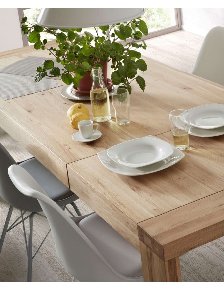 Mesa BRIVA 180(230)x90 Roble natural - Kave Home, Vackart