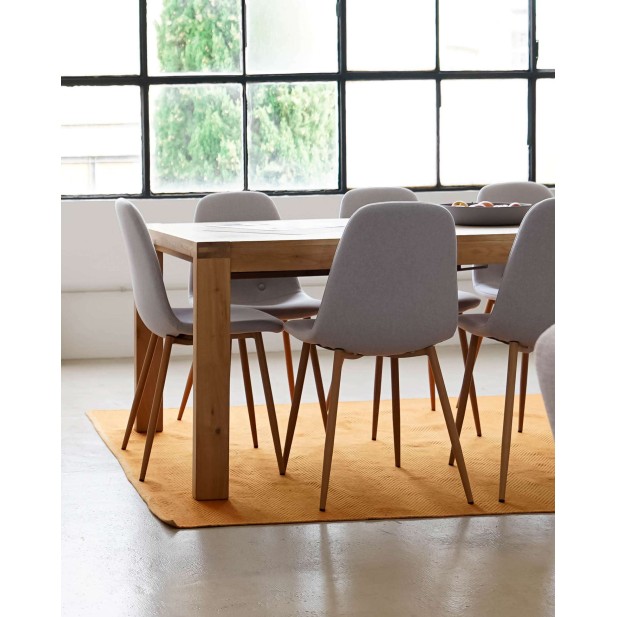 Mesa BRIVA 180(230)x90 Roble natural - Kave Home, Vackart Mesa BRIVA 180(230)x90 Roble natural - Kave Home, Vackart