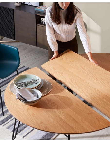 Mesa extensible Novac 140 (220) x 90 cm. Kavehome - Vackart