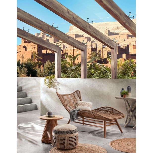 Mesa auxiliar Jeanette  madera teca