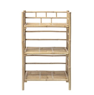 Estantería Plegable ZEP, Bambú Natural - Bloomingville. Los exclusivos muebles de diseño nórdico de Bloomingville en Vackart, tu tienda de diseño online.