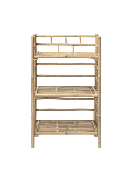 Estantería Plegable ZEP, Bambú Natural - Bloomingville. Vackart