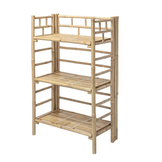 Estantería Plegable ZEP, Bambú Natural - Bloomingville. Vackart Estantería Plegable ZEP, Bambú Natural - Bloomingville. Vackart