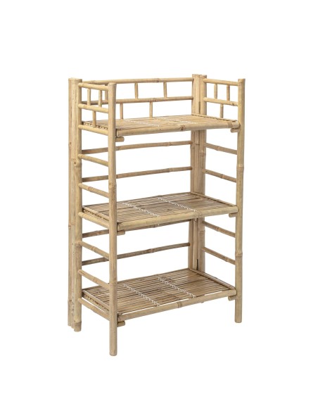 Estantería Plegable ZEP, Bambú Natural - Bloomingville. Vackart