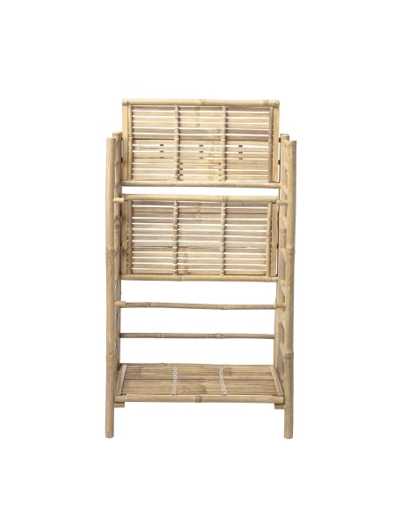 Estantería Plegable ZEP, Bambú Natural - Bloomingville. Vackart
