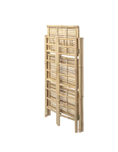 Estantería Plegable ZEP, Bambú Natural - Bloomingville. Vackart