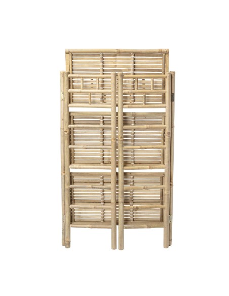Estantería Plegable ZEP, Bambú Natural - Bloomingville. Vackart