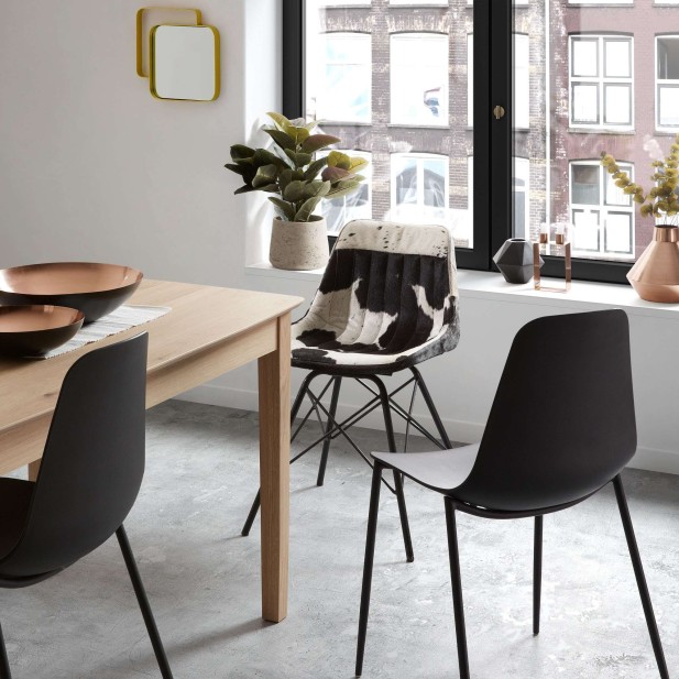 Silla WHATTS, Negro - Kave Home. Vackart