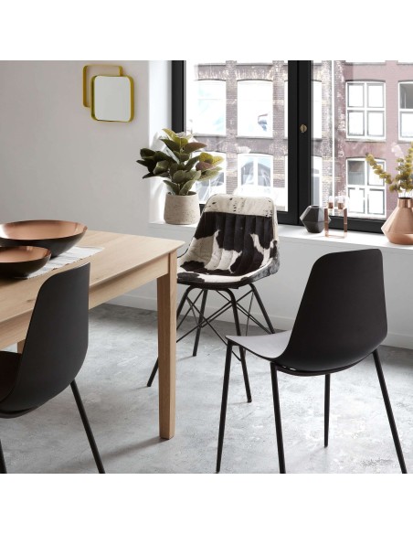 Silla WHATTS, Negro - Kave Home. Vackart