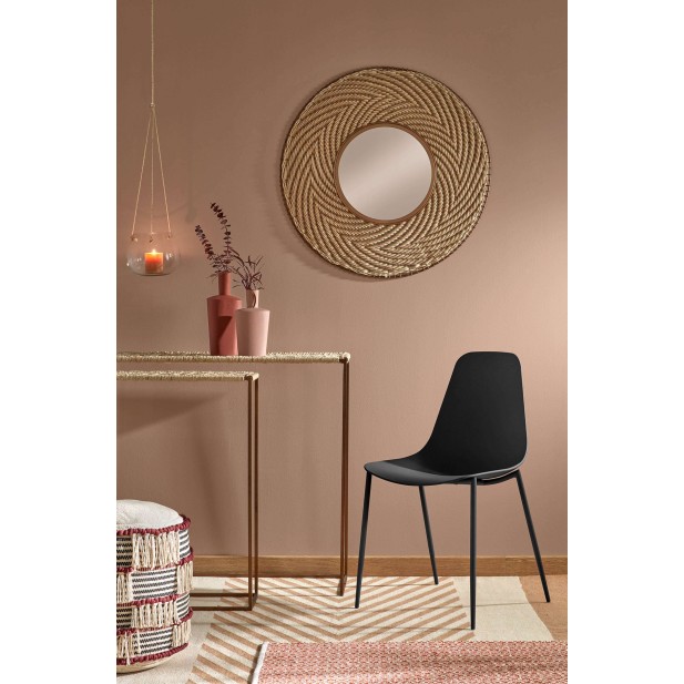 Silla WHATTS, Negro - Kave Home. Vackart