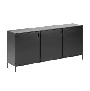 Aparador SHANTAY 160x72 cm, Metal Negro - Vackart. Los originales y exclusivos muebles de diseño de Kave Home en Vackart, tu tienda de diseño online.