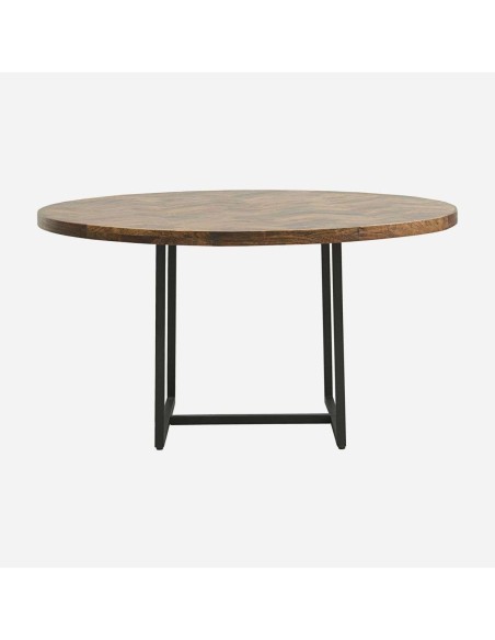 Mesa KANT de Comedor Ø140 cm, Madera Natural / Metal - House Doctor. Vackart