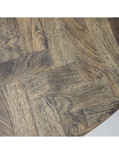 Mesa KANT de Comedor Ø140 cm, Madera Natural / Metal - House Doctor. Vackart