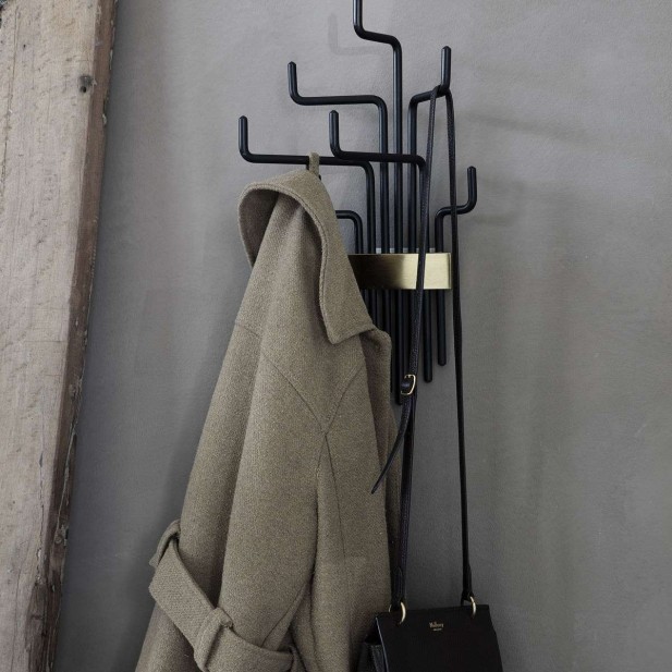 Perchero PIPES, Metal Negro / Dorado - House Doctor. Vackart Perchero PIPES, Metal Negro / Dorado - House Doctor. Vackart