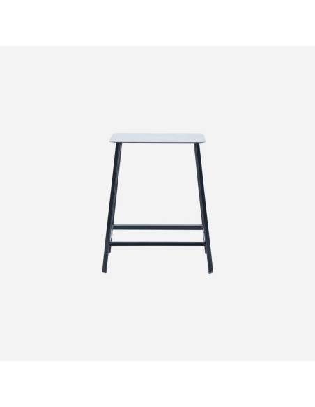 Taburete Bajo RAG 50 cm, Metal Negro - House Doctor. Vackart