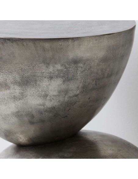 Mesa Auxiliar HEENA, Metal Plata - House Doctor. Vackart