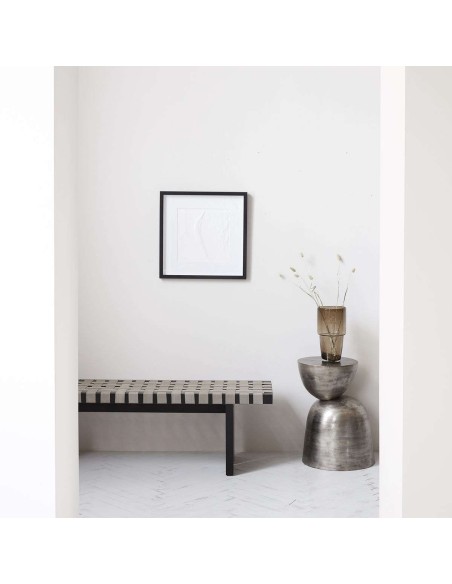 Mesa Auxiliar HEENA, Metal Plata - House Doctor. Vackart