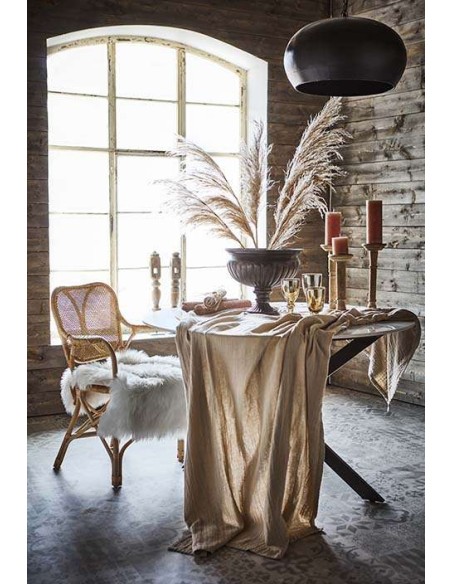 Mesa MILAN Ø120 cm de Comedor, Metal Negro / Mármol Blanco - Affari. Vackart