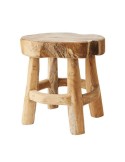 Taburete ARVID Ø30 cm, Madera Natural - Affari