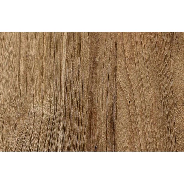 Mesa JATI Ø180 cm de Comedor, Teca Reciclada / Hierro - Dareels. Vackart