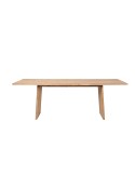 Mesa EROSI 220x90 de Comedor, Teca Reciclada - Dareels
