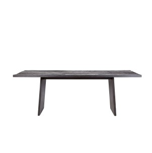 Mesa EROSI BLACK 220x90 de Comedor, Teca Reciclada - Dareels. Las originales y exclusivas mesas de diseño de Dareels en Vackart, tu tienda de diseño online.