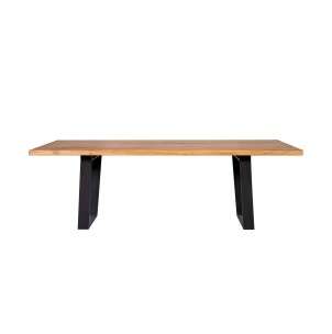 Mesa KNOT 230x100 de Comedor, Teca Reciclada / Hierro - Dareels. Las originales y exclusivas mesas de diseño de Dareels en Vackart, tu tienda de diseño online.
