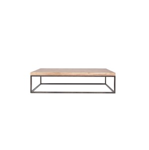 Mesa de Centro TWO 140x80, Teca Reciclada / Hierro - Dareels. Las originales y exclusivas mesas de diseño de Dareels en Vackart, tu tienda de diseño online.
