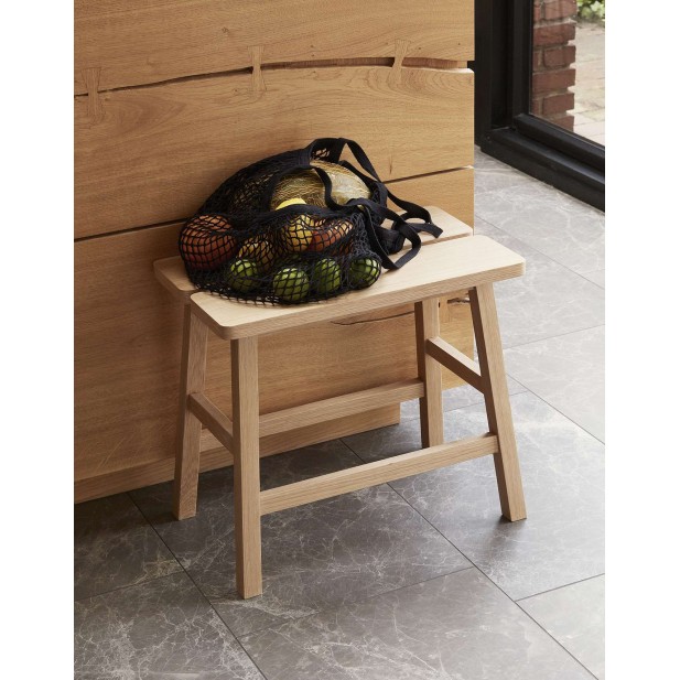 Taburete DOBBELT 45 cm Alto, Madera Natural - Hübsch. Vackart Taburete DOBBELT 45 cm Alto, Madera Natural - Hübsch. Vackart